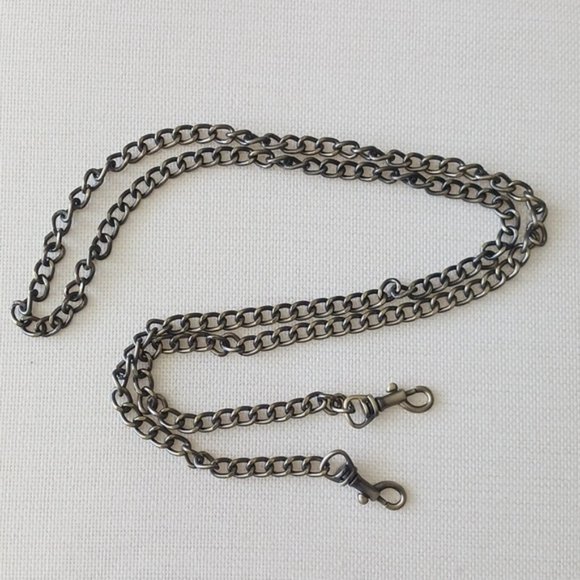 Patricia Nash Metal Brass Color Chain Shoulder Crossbody Removable Strap 46" lgE - Picture 1 of 7